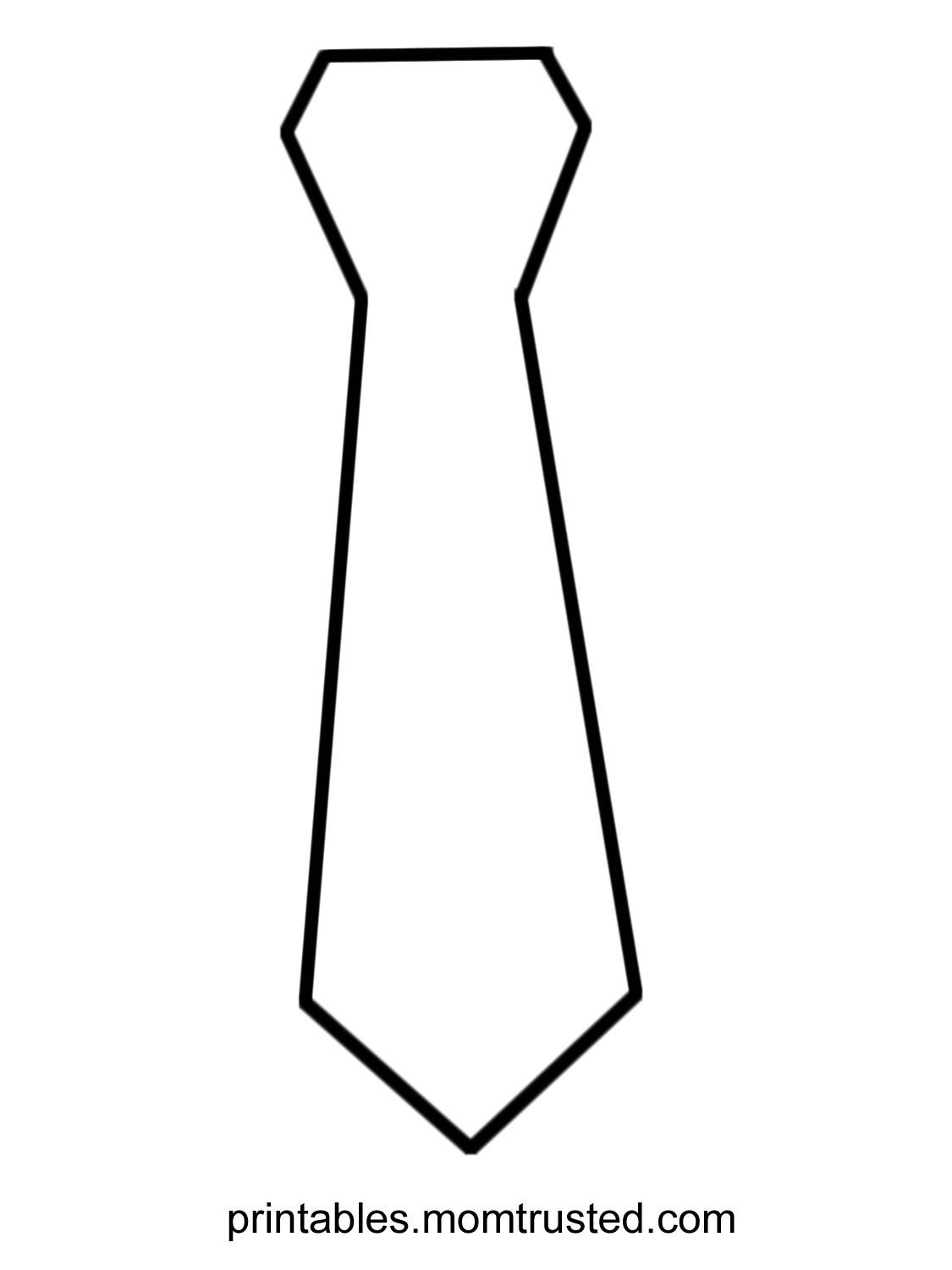 1125x1500 Father's Day Tie Coloring Page