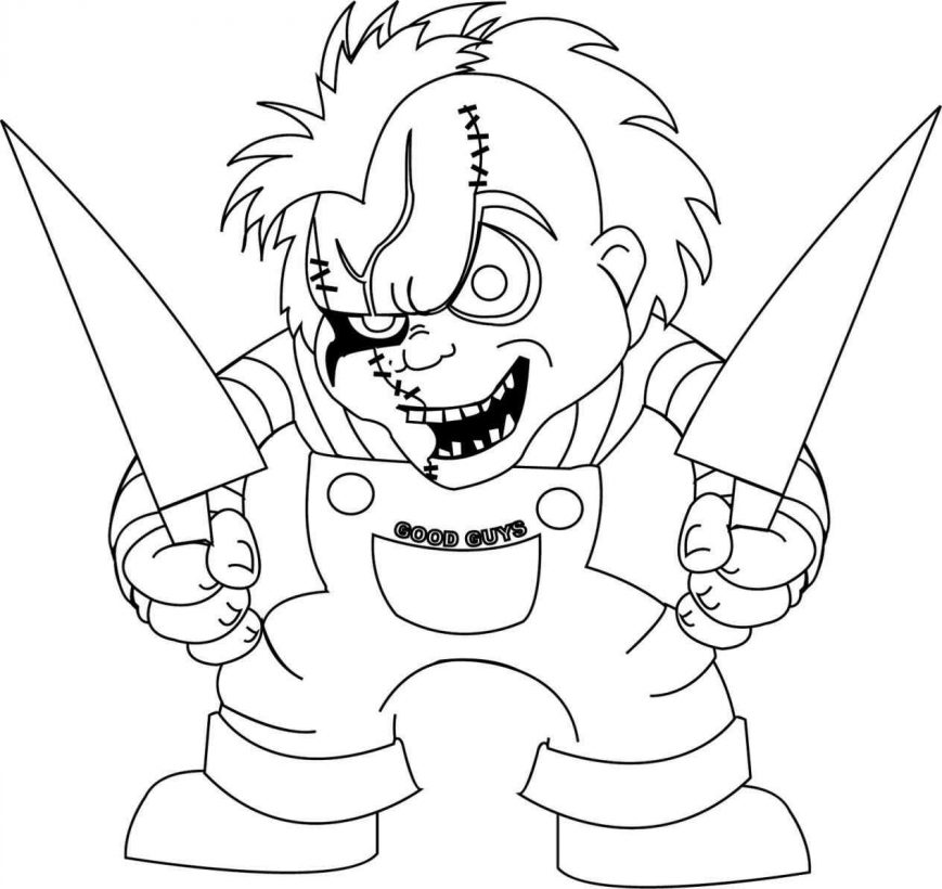869x820 Coloring Pages Chucky Coloriages Disney Et Divers Bride