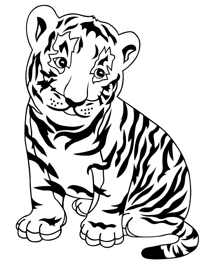 Tiger Coloring Pages