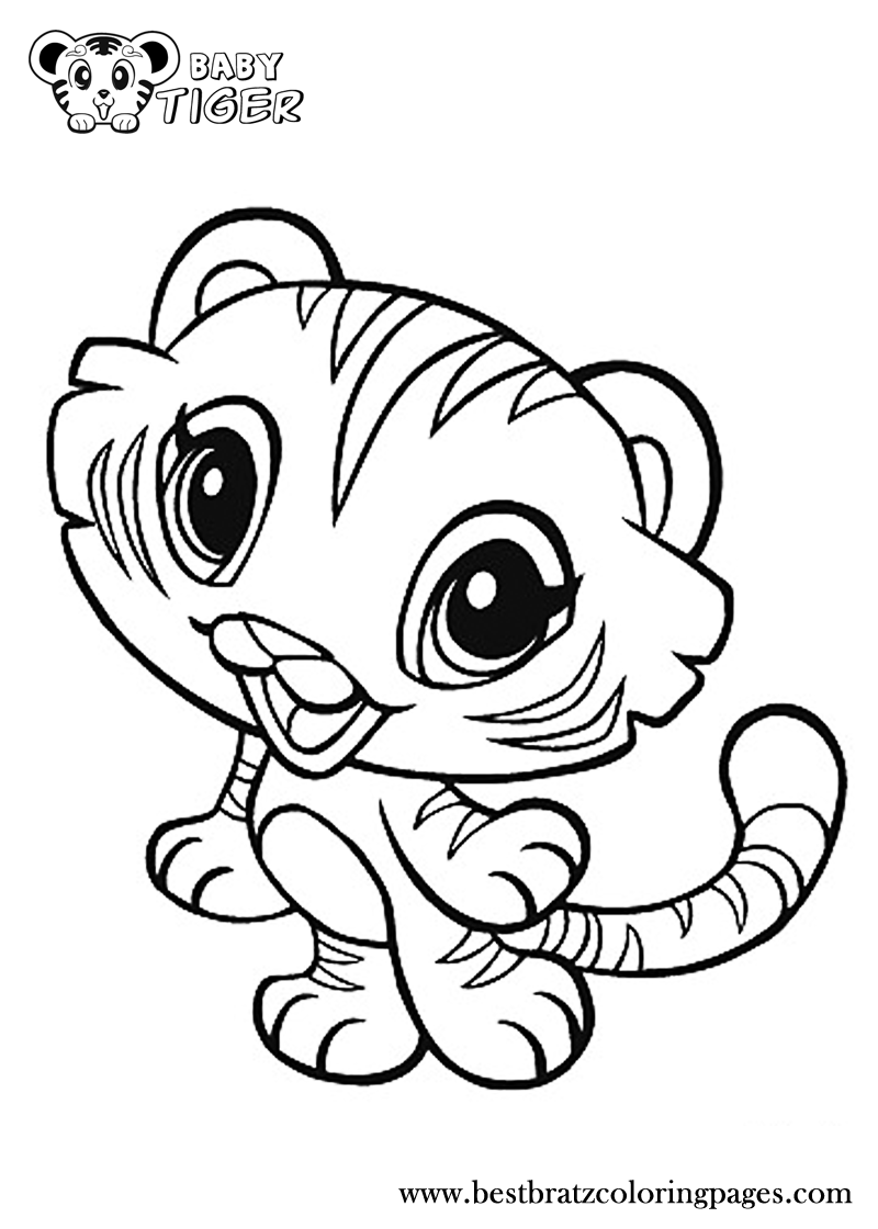 800x1120 Baby Tiger Coloring Pages Bratz Coloring Pages Coloring Pages