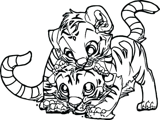 615x462 Coloring Page Of Tiger Coloring Ideas Pro