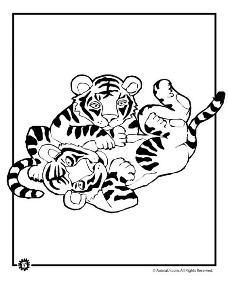 470x608 Good Tiger Cub Coloring Pages 67 In Seasonal Colouring Pages