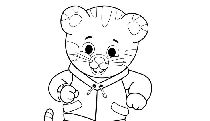 736x425 Daniel Tiger Coloring Pages