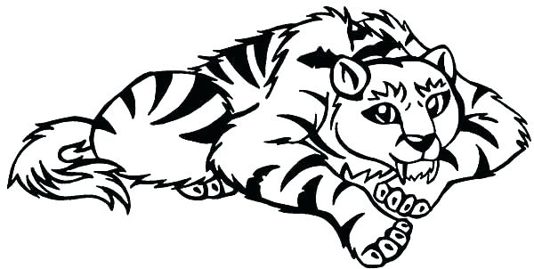 Tiger Coloring Pages Free Tiger Coloring Pages For Adults 600x302 Tiger Coloring Pages Free Tiger Coloring Pages For Adults