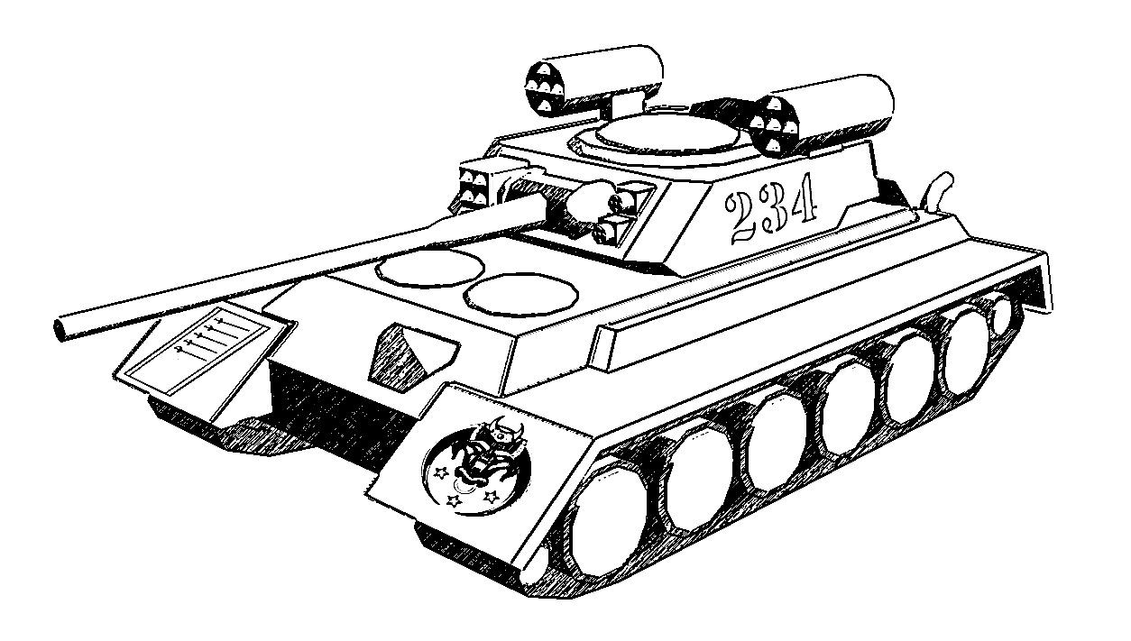 Tiger Tank Coloring Pages at GetColorings.com | Free printable ...