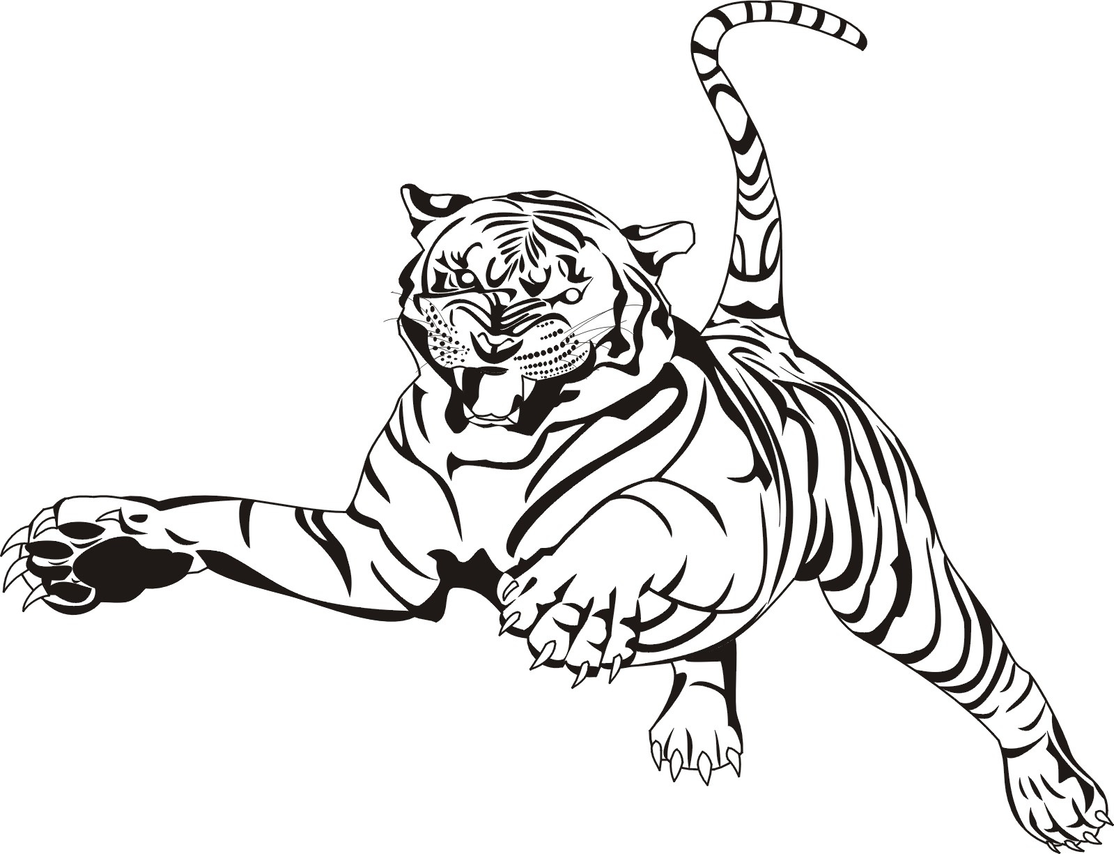 1599x1225 Unique Coloring Pages Of Tigers Free Printable
