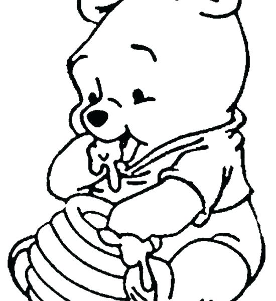 550x600 Baby Pooh Coloring Pages Owl The Pooh Coloring Pages Bear Rabbit