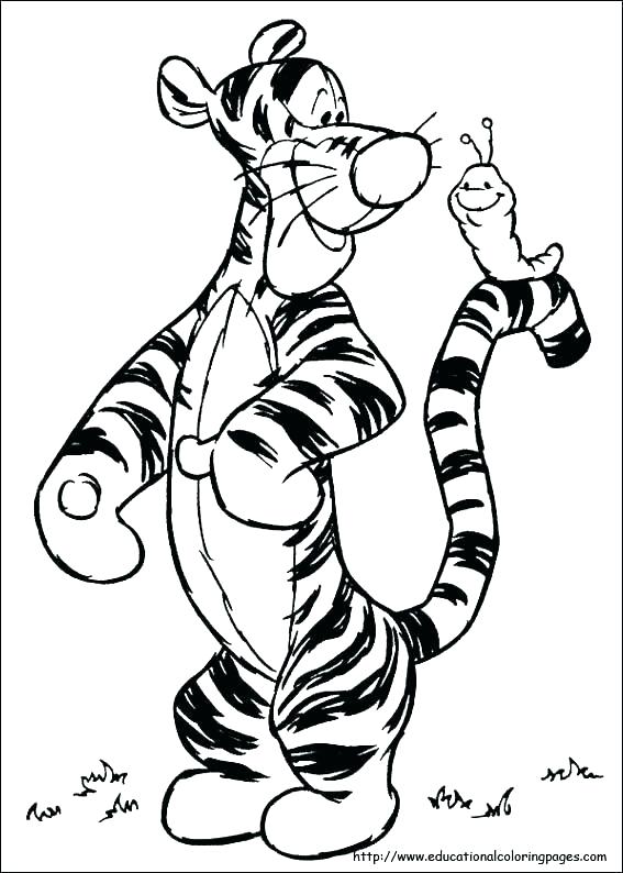 567x794 Baby Tigger Coloring Pages Shippa.co