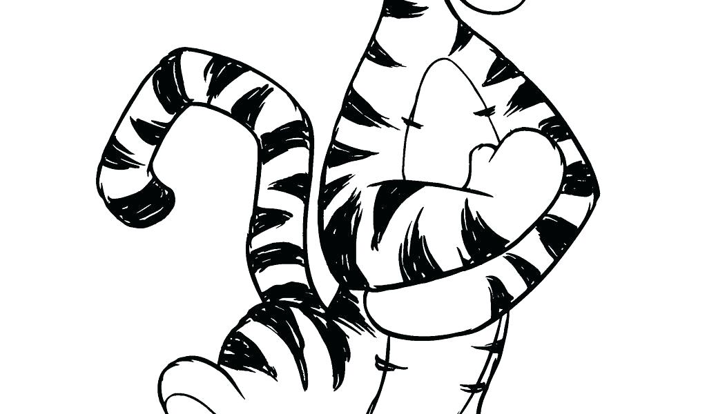 1024x600 Tigger Colouring Pages