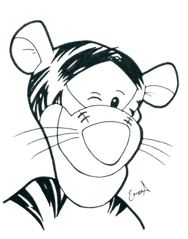 Tigger Coloring Page Baby Tigger Christmas Coloring Pages 618x786 Tigger Coloring Page Baby Tigger Christmas Coloring Pages