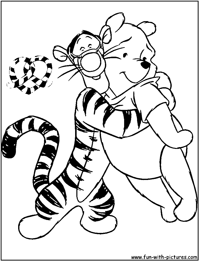 Valentine Pooh Tigger Coloring Page Tattoos Tigger 800x1050 Valentine Pooh Tigger Coloring Page Tattoos Tigger