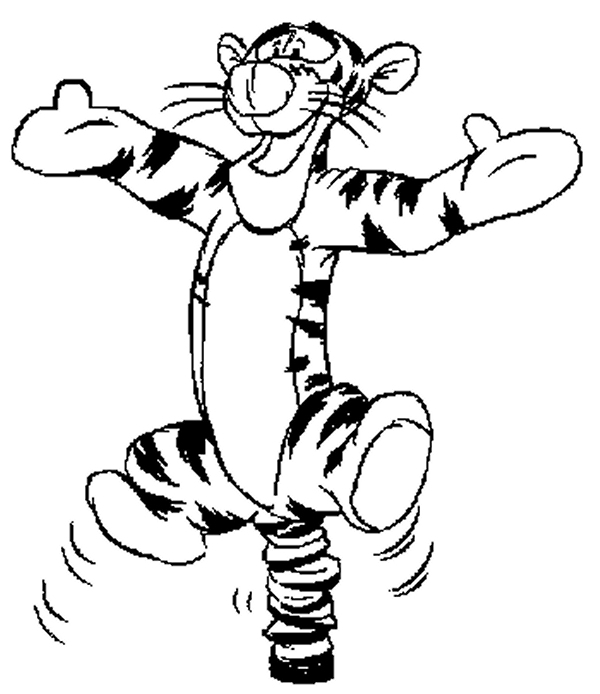 Coloring Pages Of Tigger Piglet And Tigger Tigger Coloring Page 600x694 Coloring Pages Of Tigger Piglet And Tigger Tigger Coloring Page