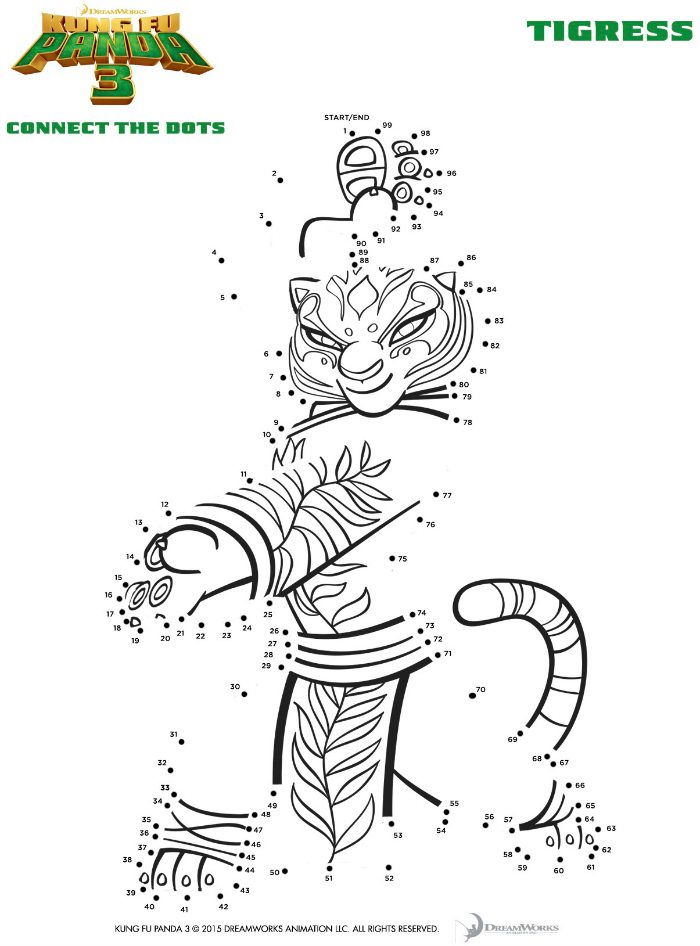 Kung Fu Panda Tigress Connect The Dots Coloring Page Mama Likes This 700x946 Kung Fu Panda Tigress Connect The Dots Coloring Page Mama Likes This