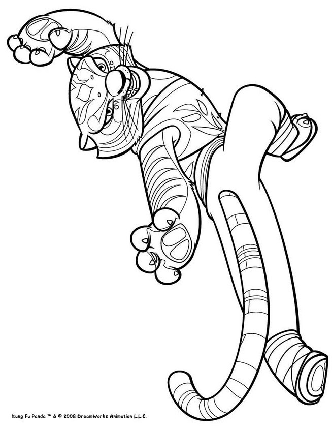 Tigress Ready To Fight Coloring Pages 654x850 Tigress Ready To Fight Coloring Pages