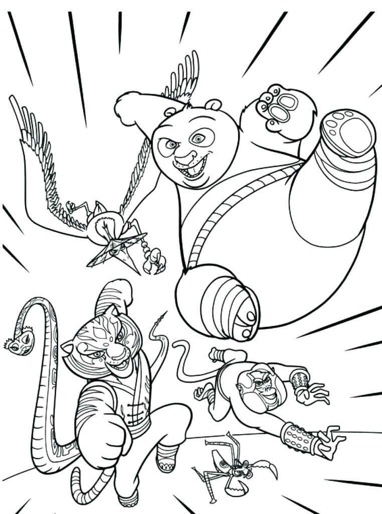 Kung Fu Coloring Pages 762x1024 Kung Fu Coloring Pages
