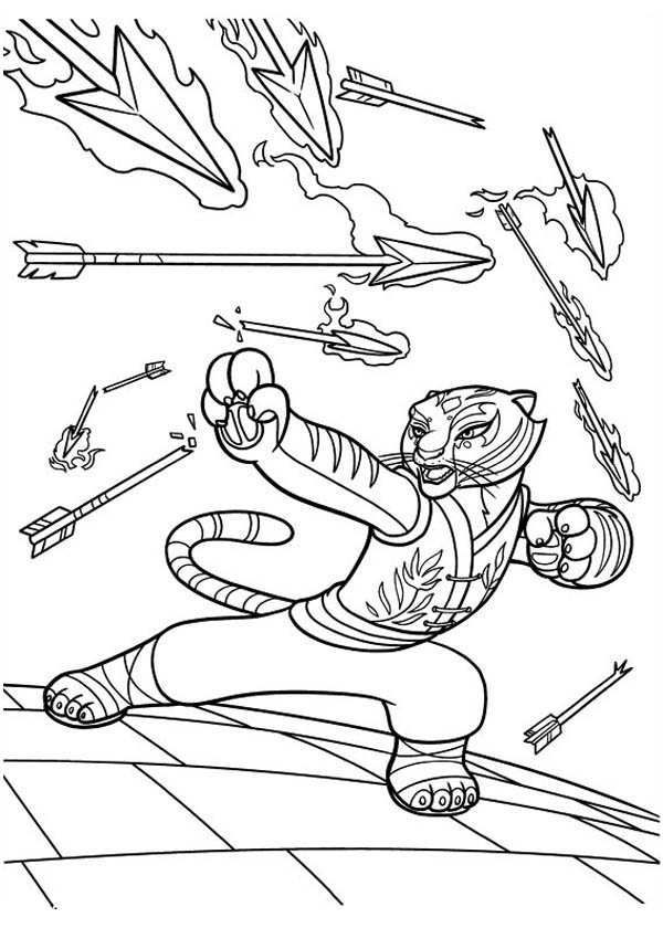 Furious Five Coloring Pages 600x840 Furious Five Coloring Pages