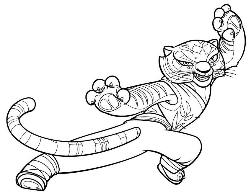 Kung Fu Panda Coloring Pages 850x654 Kung Fu Panda Coloring Pages