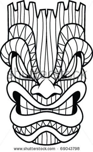 303x498 9aad Vector Vector Line Art Tiki Mask 69043798.jpg