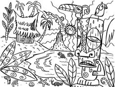 Adult Coloring Pages Tiki Tony Coloring Page Favorite Coloring 236x179 Adult Coloring Pages Tiki Tony Coloring Page Favorite Coloring