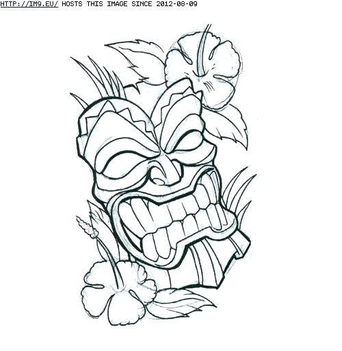 Tiki Mask Coloring Pages Mask Coloring Pages Mask Coloring Page 500x512 Tiki Mask Coloring Pages Mask Coloring Pages Mask Coloring Page