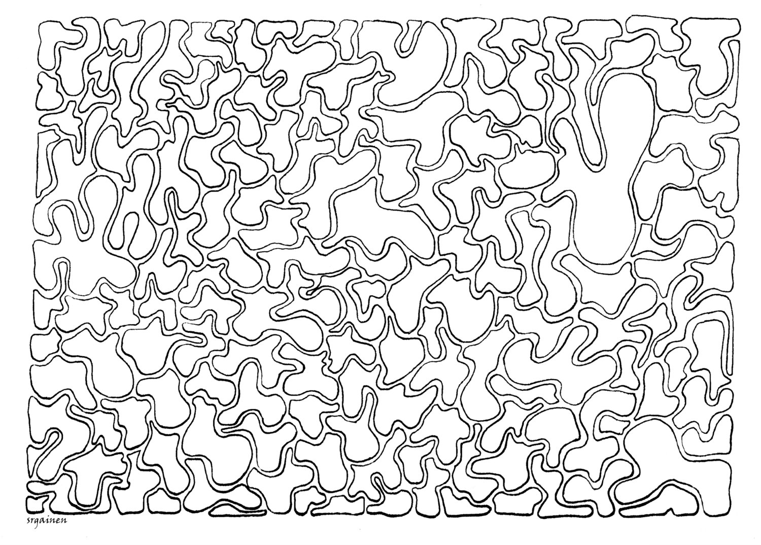 Fantasy Tile Coloring Page, Adult Coloring, Fantasy Tiles, Tiles 1500x1074 Fantasy Tile Coloring Page, Adult Coloring, Fantasy Tiles, Tiles