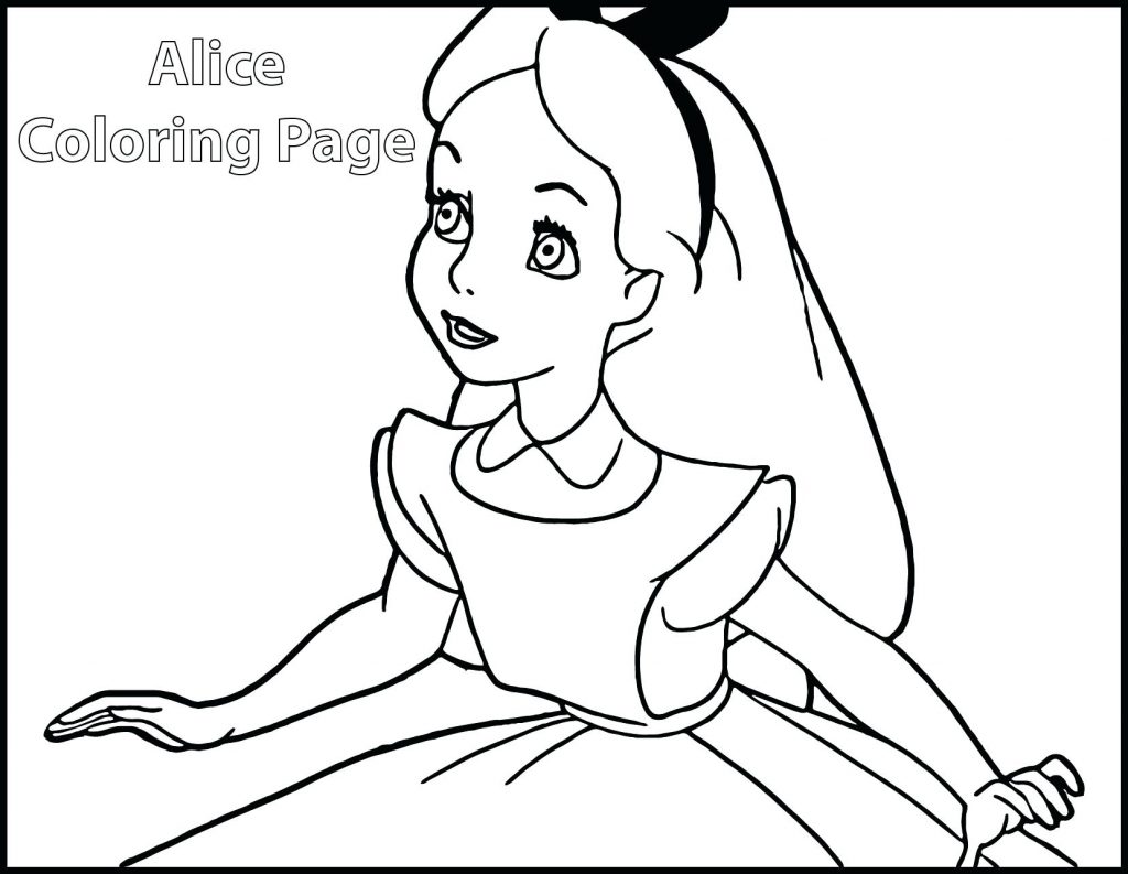 1024x793 Coloring Pages ~ Alice In Wonderland Coloring Pages Book Tim