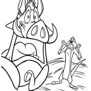 Timon And Pumbaa Stepped On Trap Coloring Page Timon And Pumbaa 300x300 Timon And Pumbaa Stepped On Trap Coloring Page Timon And Pumbaa