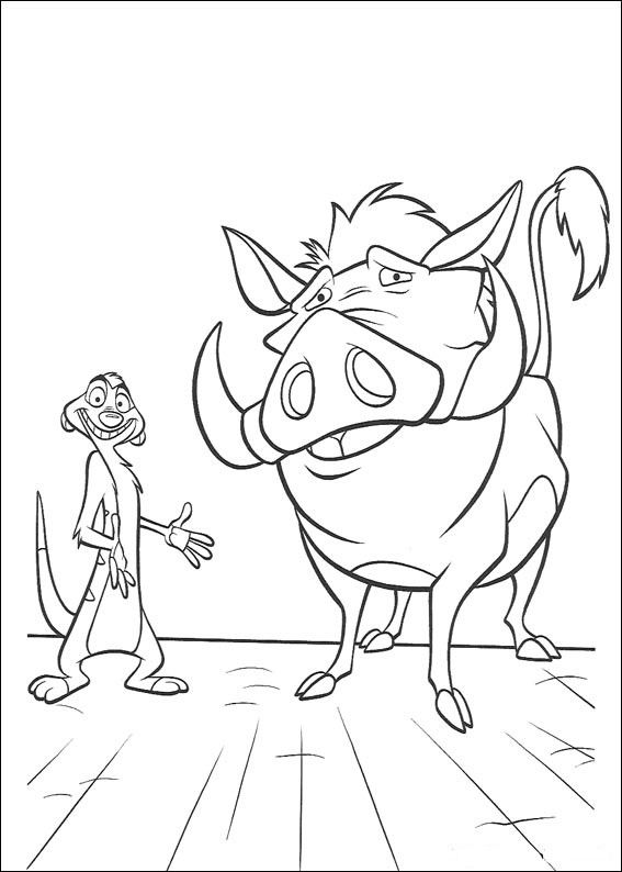 Lion King Drawings Timon And Pumba Coloring Pages Disney 567x794 Lion King Drawings Timon And Pumba Coloring Pages Disney