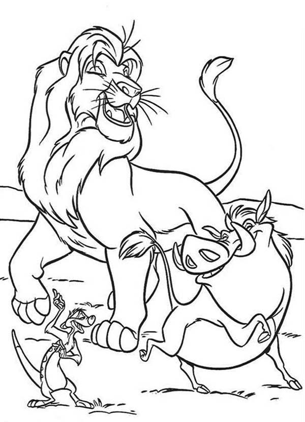 Mufasa And Timon Pumbaa Coloring Page For Kids On Top Free 600x830 Mufasa And Timon Pumbaa Coloring Page For Kids On Top Free