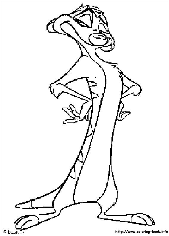 567x794 Lion King Coloring Picture