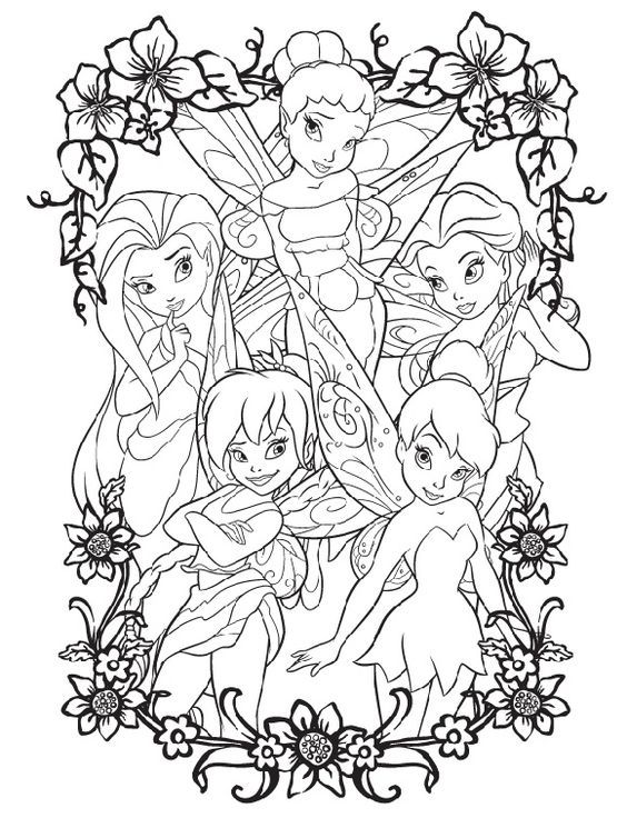 Tink Coloring Pages
