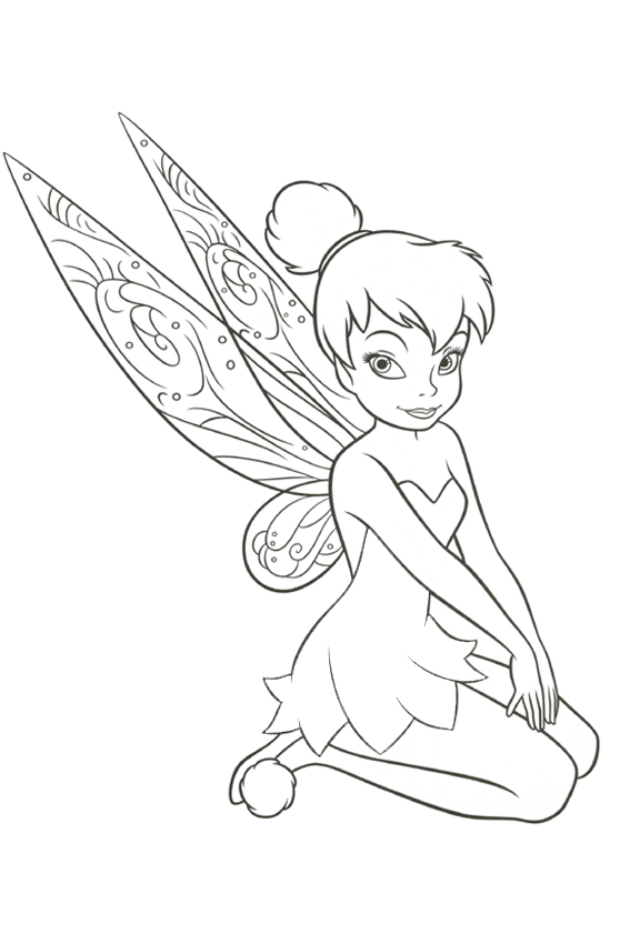 567x850 Tinkerbell Coloring Pages Overview With A Lot Of Fairies