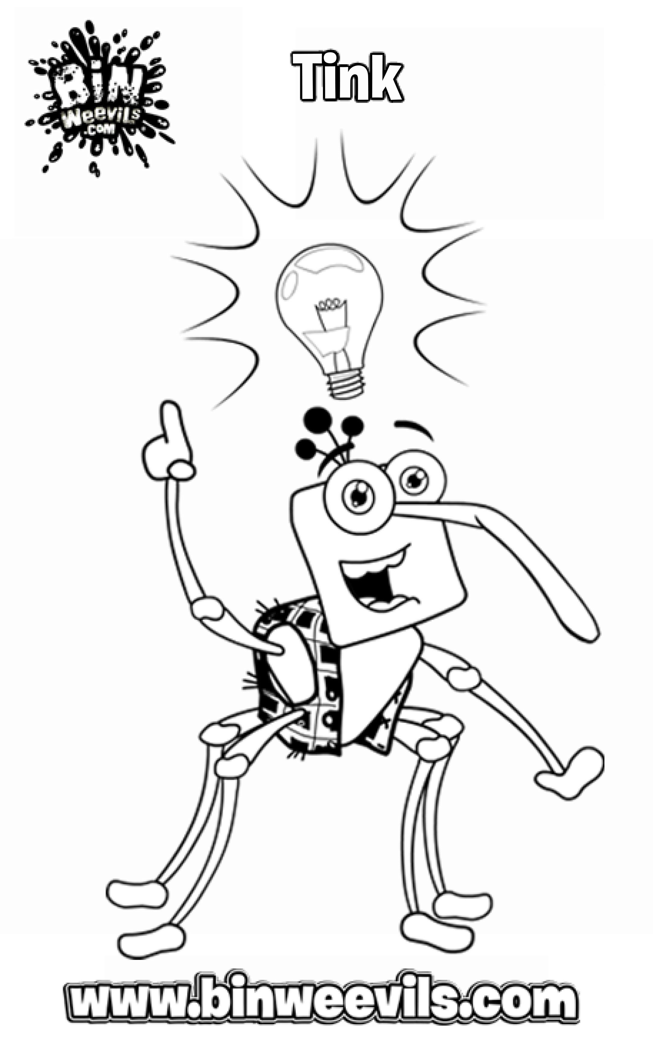 2164x3504 A Bin Weevils Colouring In Page