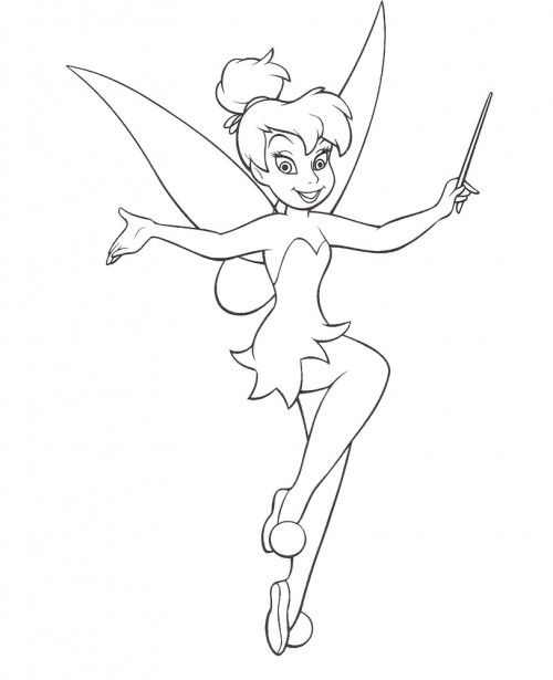 Tinkbell Coloring Pages