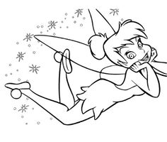 Tinkerbell The Fairy Was Flying Coloring Pages My Passion 236x200 Tinkerbell The Fairy Was Flying Coloring Pages My Passion