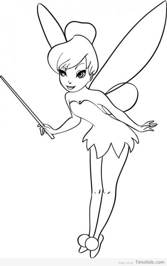 645x1024 Free Tinkerbell Coloring Pages Timykids