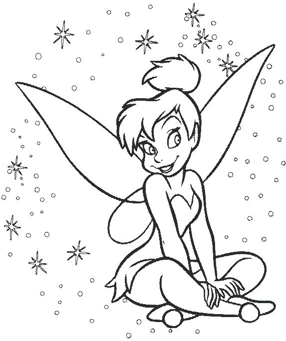 Tinkerbell Coloring Book Colouring Pages 6 Picture 573x684 Tinkerbell Coloring Book Colouring Pages 6 Picture