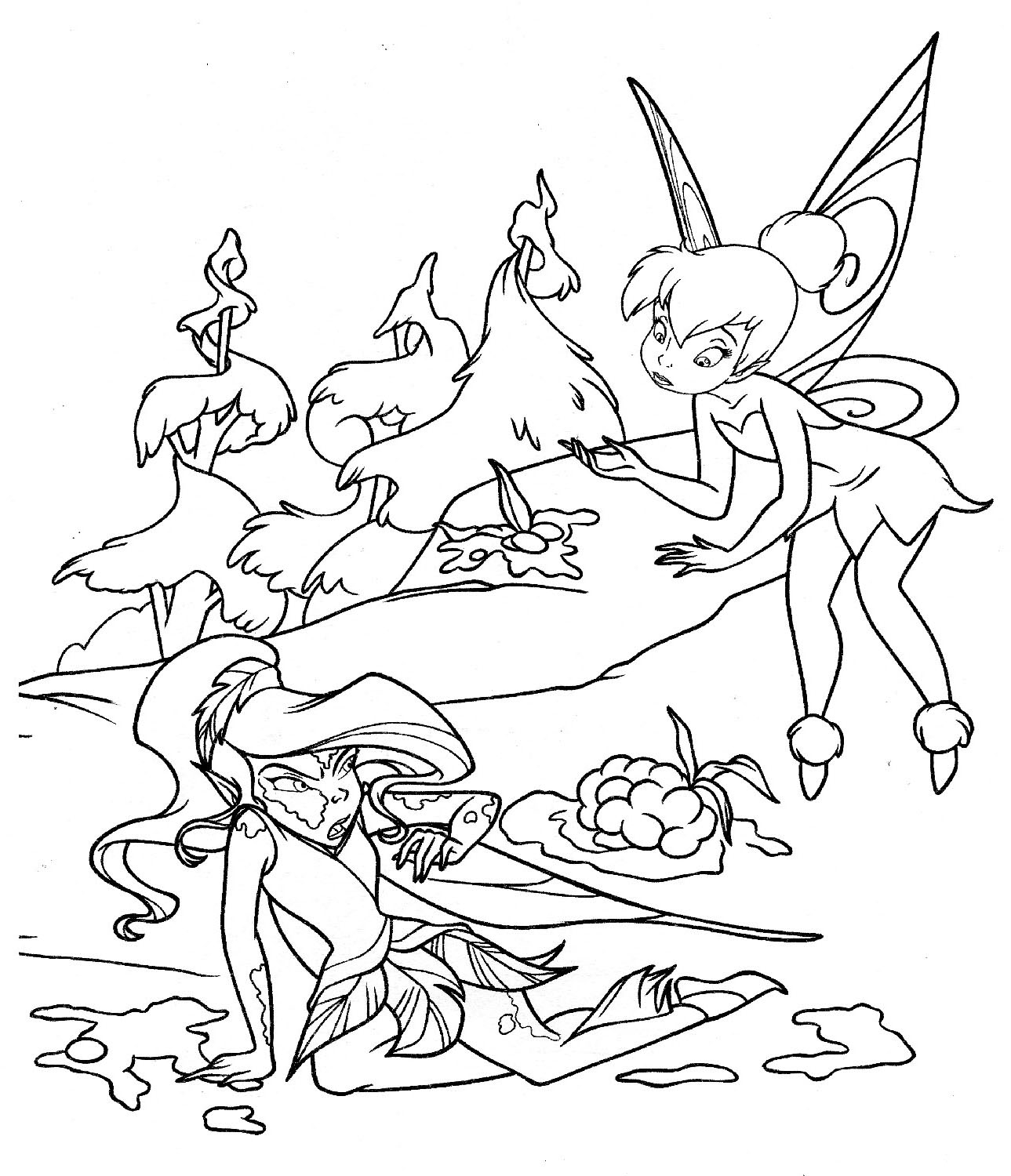 Free Printable Tinkerbell Coloring Pages For Kids 1289x1500 Free Printable Tinkerbell Coloring Pages For Kids