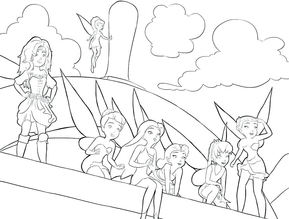 Tinkerbell And Friends Coloring Pages Kids Coloring Printable 1010x768 Tinkerbell And Friends Coloring Pages Kids Coloring Printable