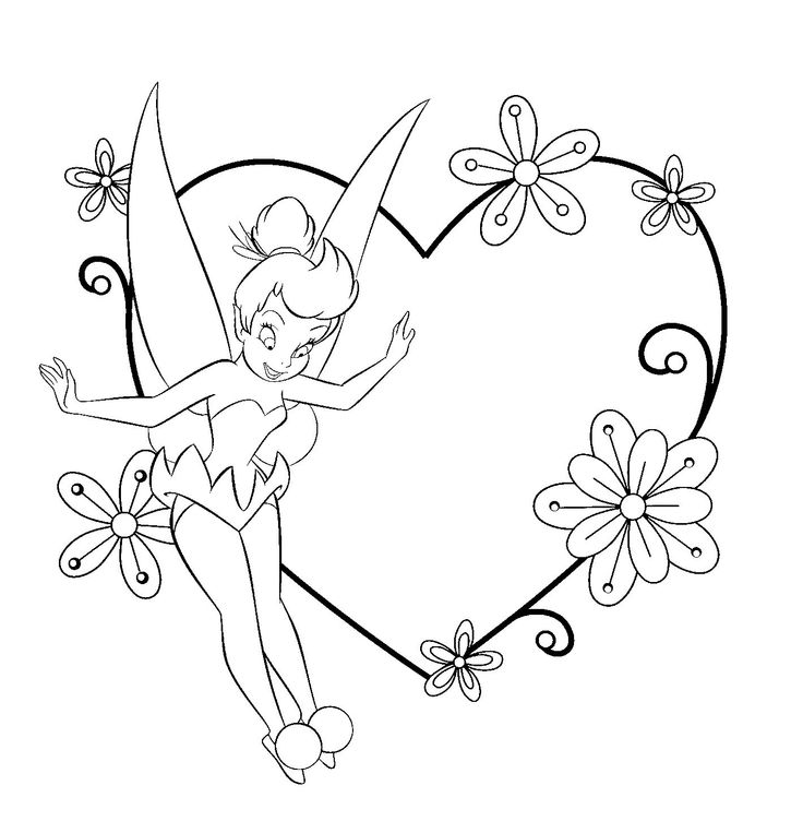 Tinkerbell Coloring Pages