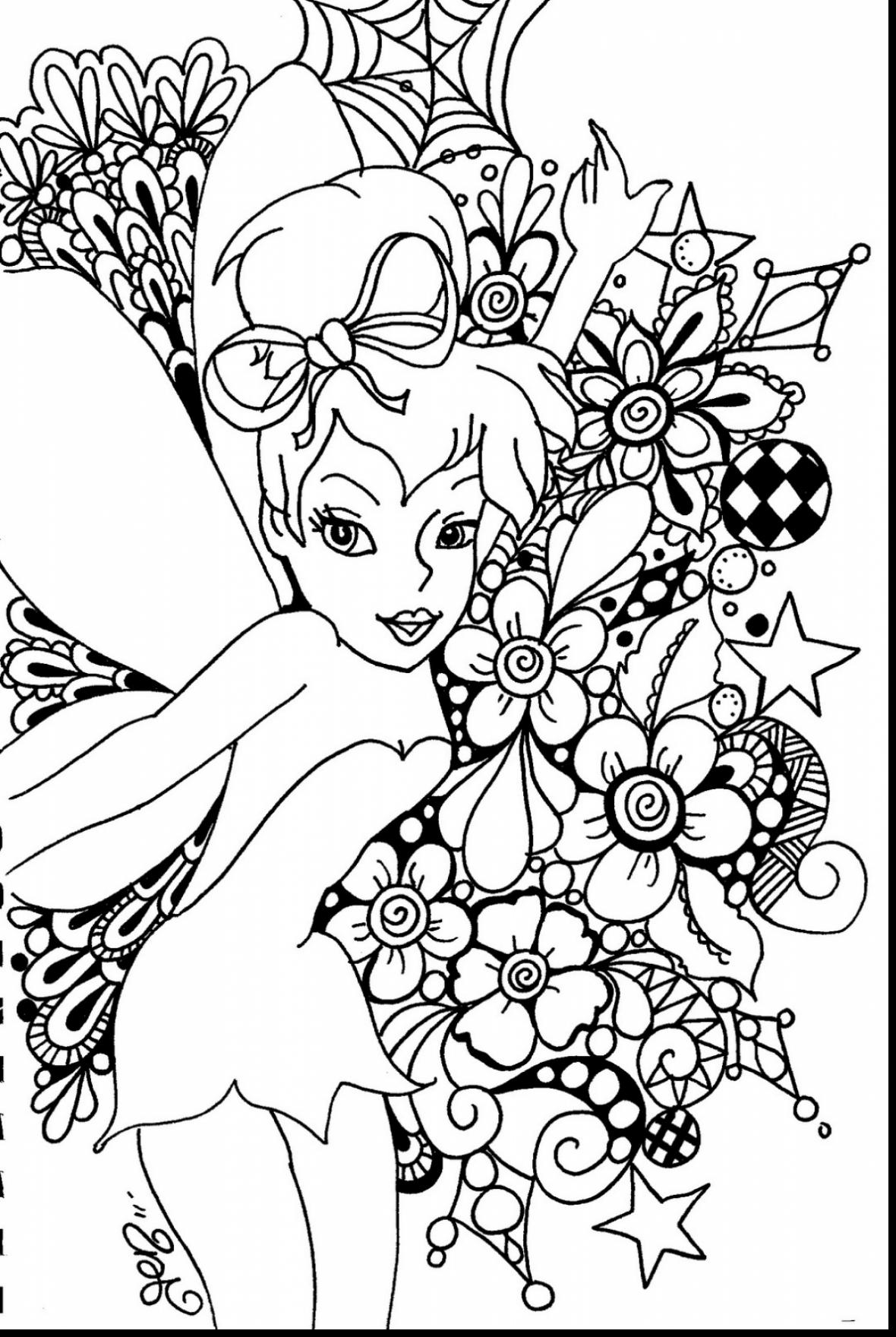 Amazing Tinkerbell Coloring Pages With Fairy For Adults And Goth 1180x1760 Amazing Tinkerbell Coloring Pages With Fairy For Adults And Goth