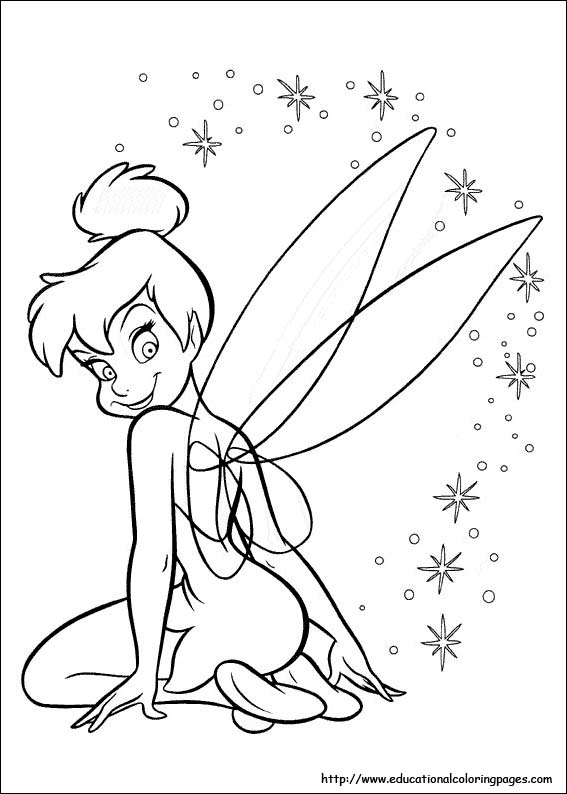 Tinkerbell Coloring Pages For Kids 567x794 Tinkerbell Coloring Pages For Kids