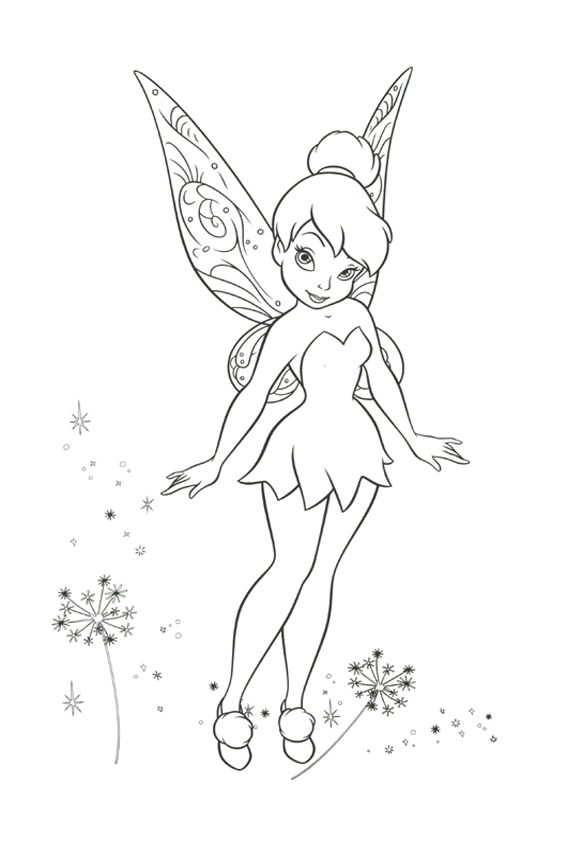 Tinkerbell Coloring Pages Overview With A Lot Of Fairies 567x850 Tinkerbell Coloring Pages Overview With A Lot Of Fairies