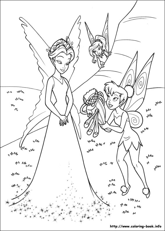 Tinkerbell Coloring Picture Zvonilka 567x794 Tinkerbell Coloring Picture Zvonilka