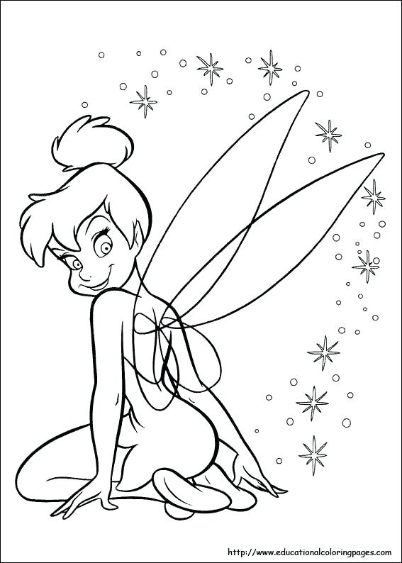 567x794 Free Coloring Pages Girls Cartoon Coloring Pages Tinkerbell