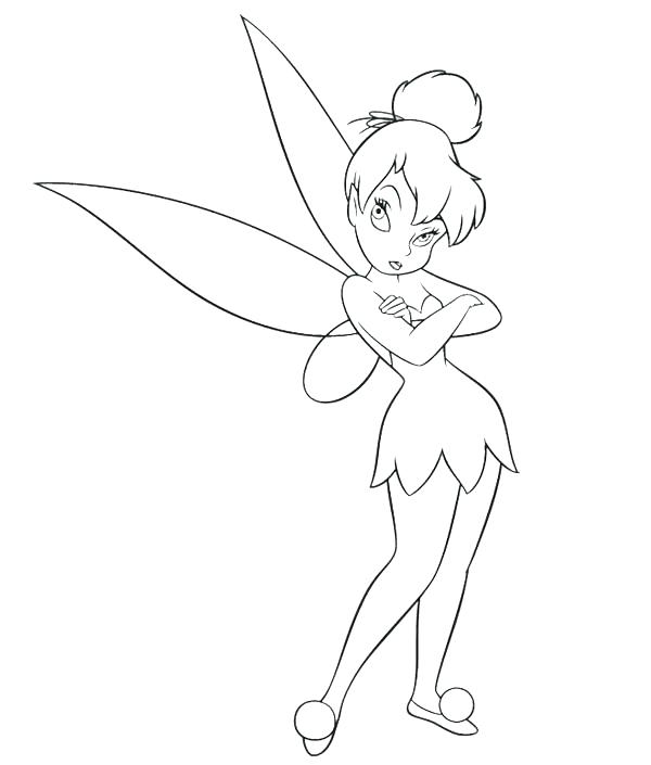 600x705 Peter Pan And Tinkerbell Coloring Pages Awesome Tinker Bell