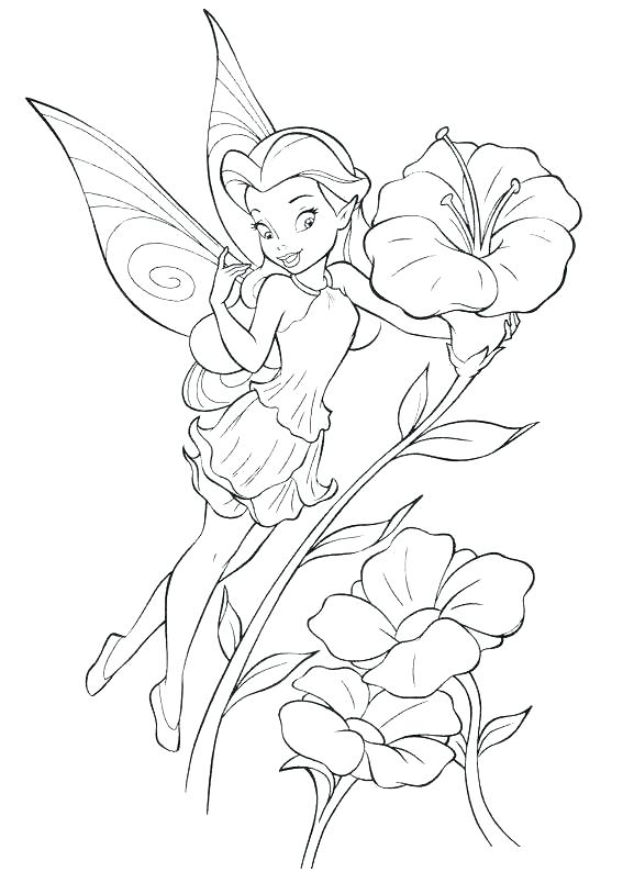 567x794 Tinkerbell And Her Friends Colouring Pages Kids Coloring Coloring
