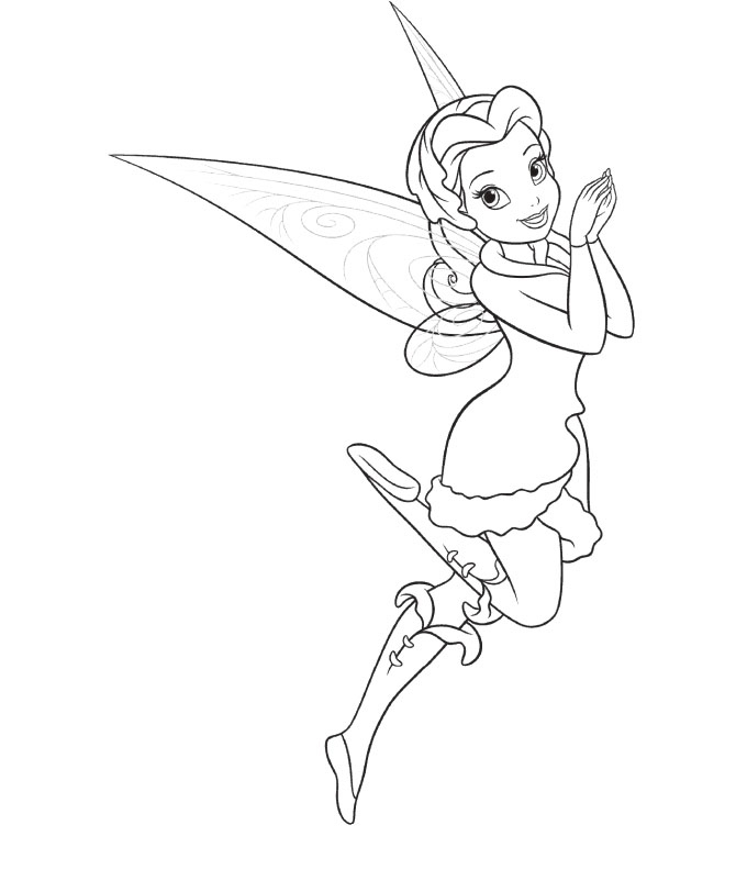 670x812 Tinkerbell Coloring Pages Lovely Tinkerbell And Friends Coloring