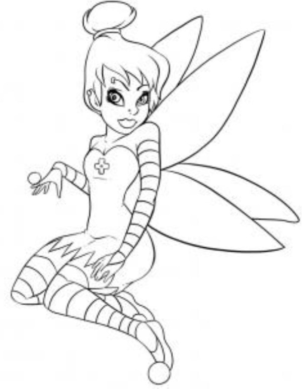 Tinkerbell Halloween Coloring Pages 2761162 600x771 Tinkerbell Halloween Coloring Pages 2761162