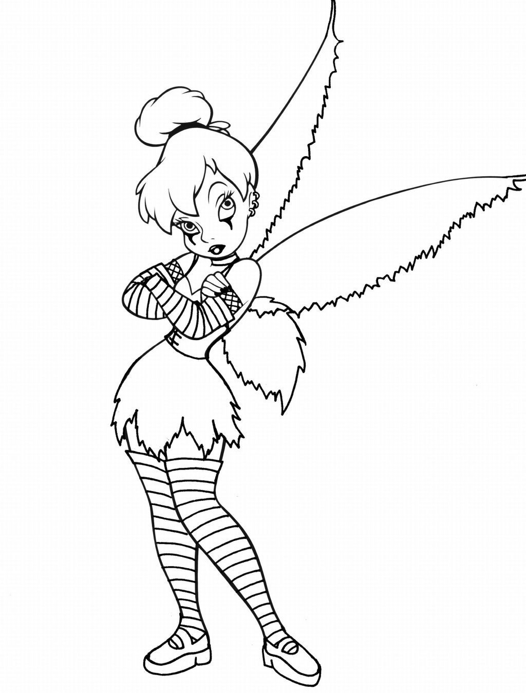 Tinkerbell Halloween Coloring Pages Copy Disney 1024x1349 Tinkerbell Halloween Coloring Pages Copy Disney